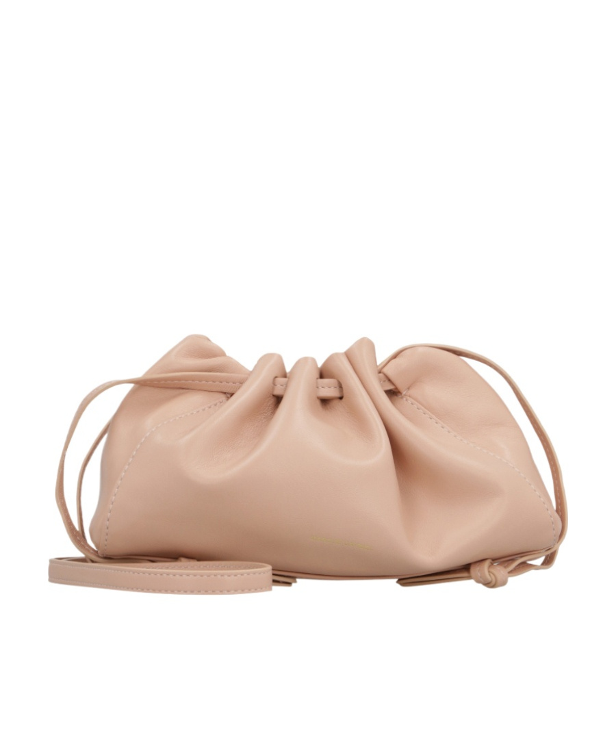 Mansur Gavriel Bloom Drawstring Mini Clutch Bag In Nude