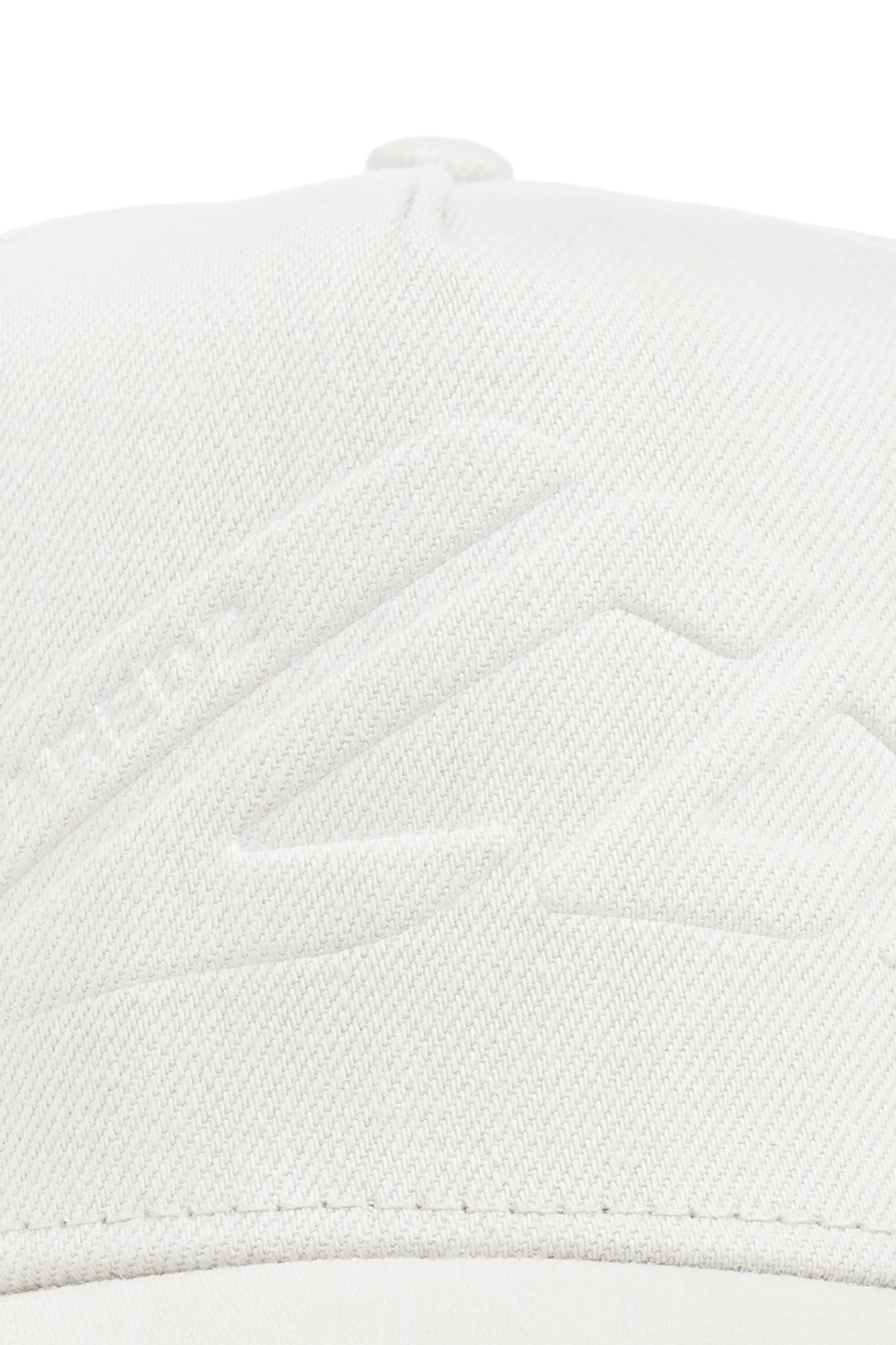 Dsquared2 Embossed Logo Baseball Cap In White