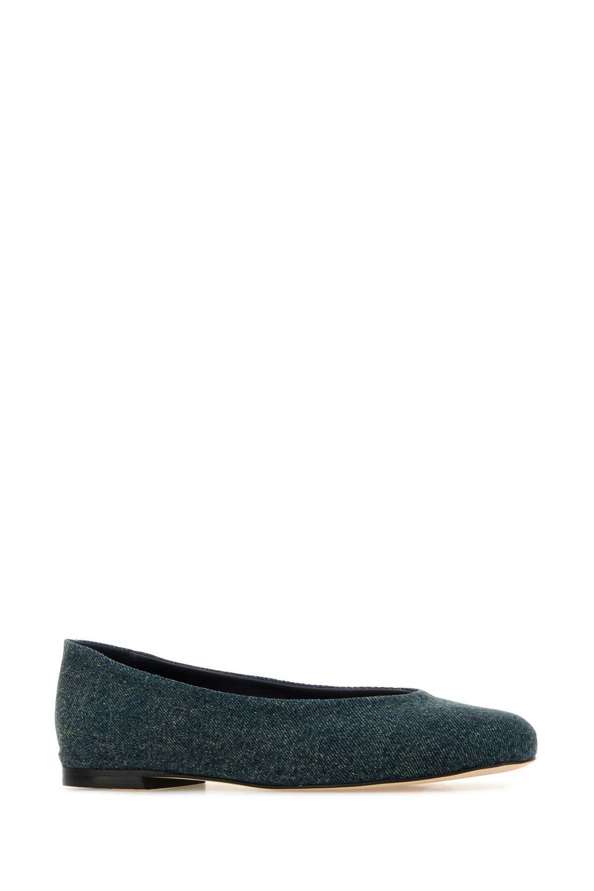 Gimaguas Denim Ballerinas In Green