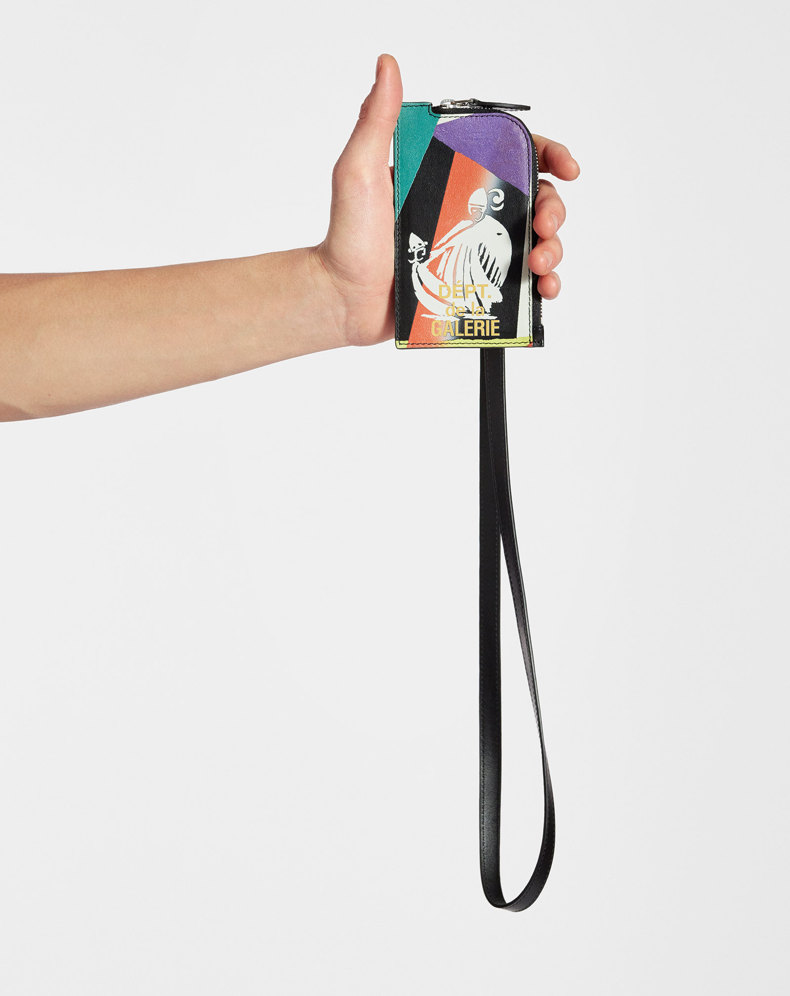 Lanvin X Gallery Dept. Card Holder Lanyard In Multicolor