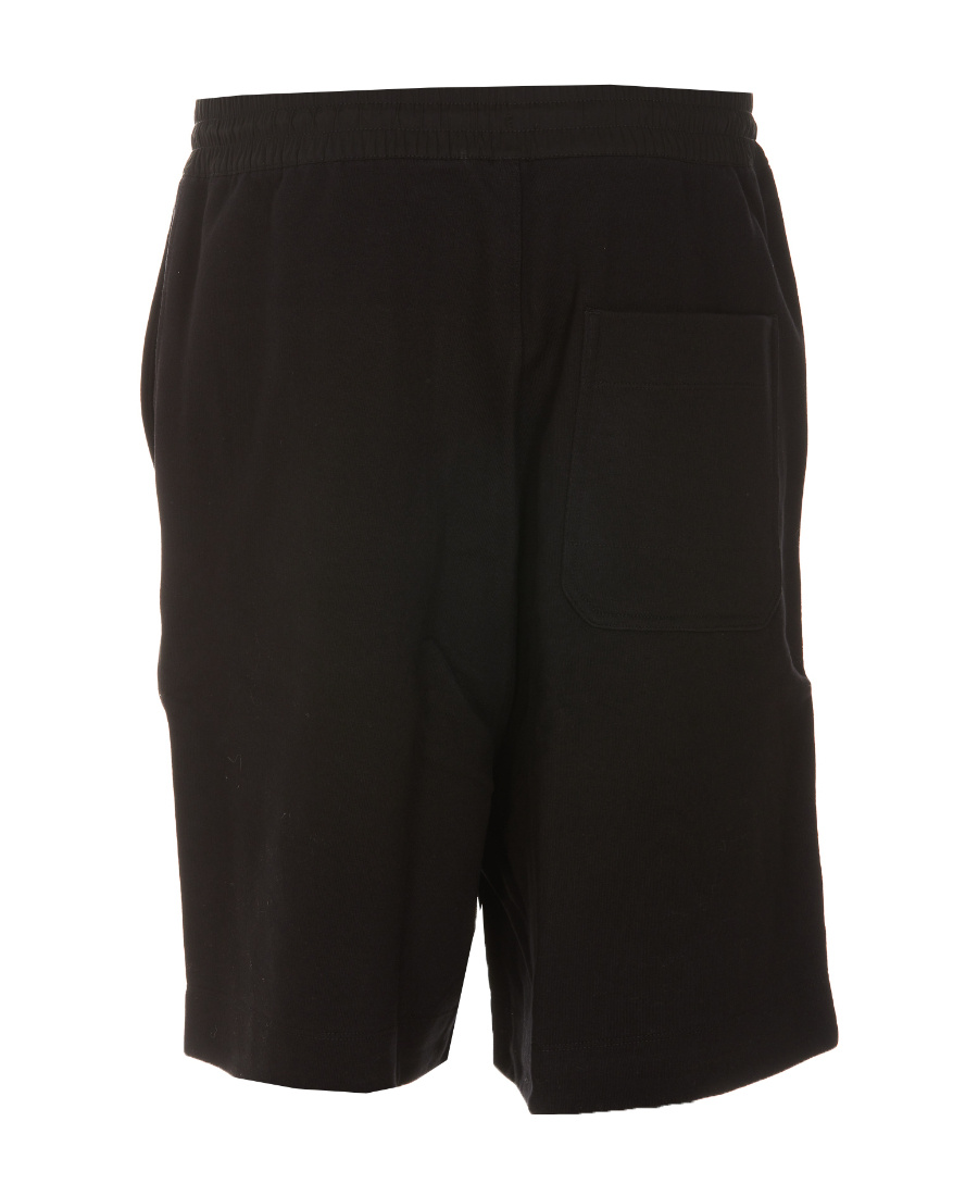 Y-3 LOGO-PRINT SHORTS 