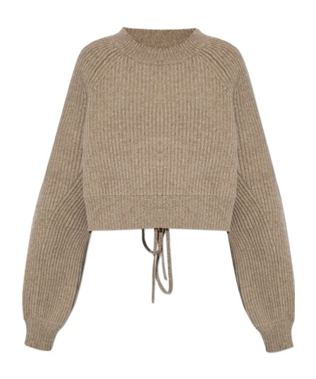 Yohji Yamamoto Open-back Jumper In Nude