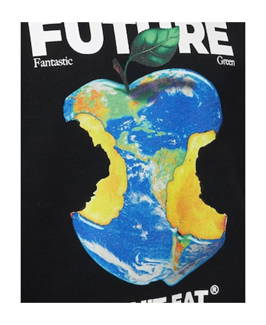 Msgm Graphic-printed Crewneck Sweatshirt