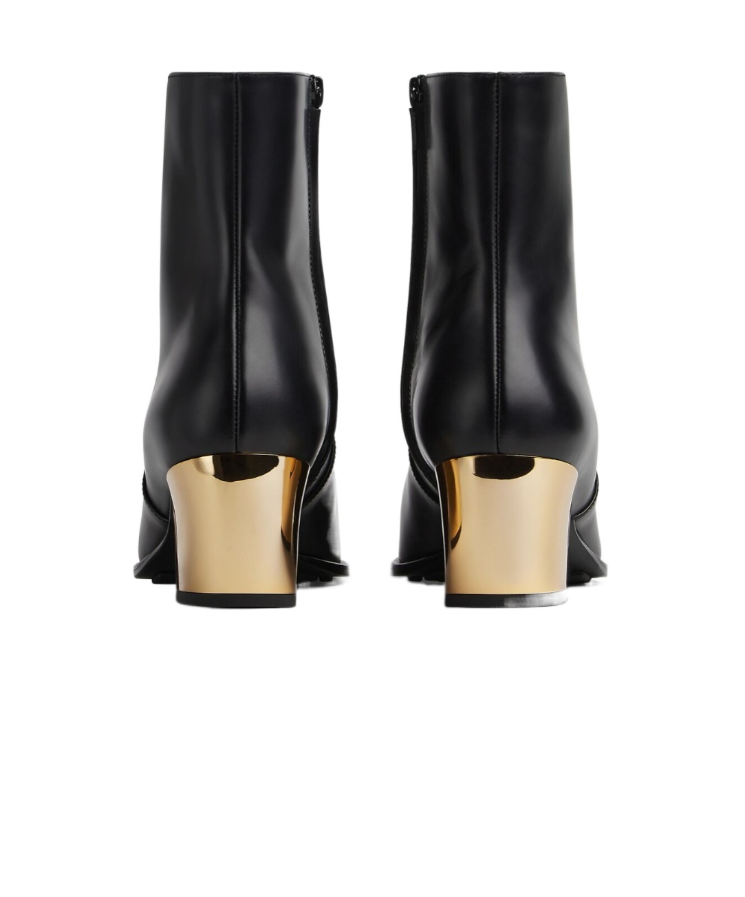 Bottega Veneta Leather Tokyo Western Booties With Metal Heel 5cm In Black