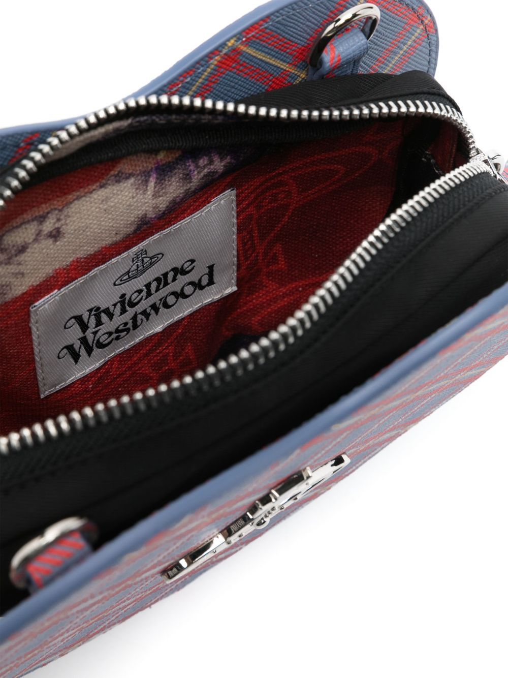 Vivienne Westwood Louise Heart Cross Body Bag In Purple