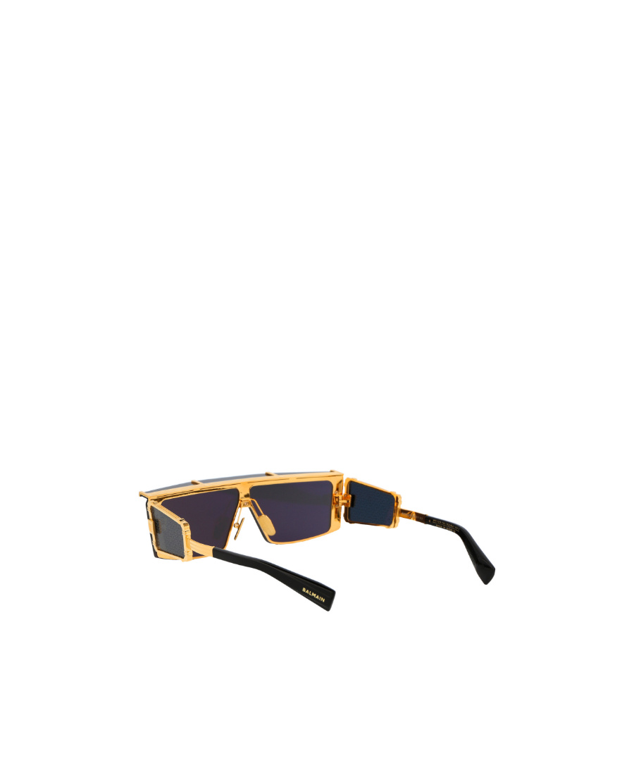 Balmain Wonder Boy Iii Shield Frame Sunglasses In Gray