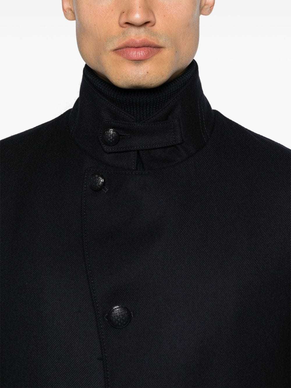 Shop Tagliatore Gordon Coat In Black