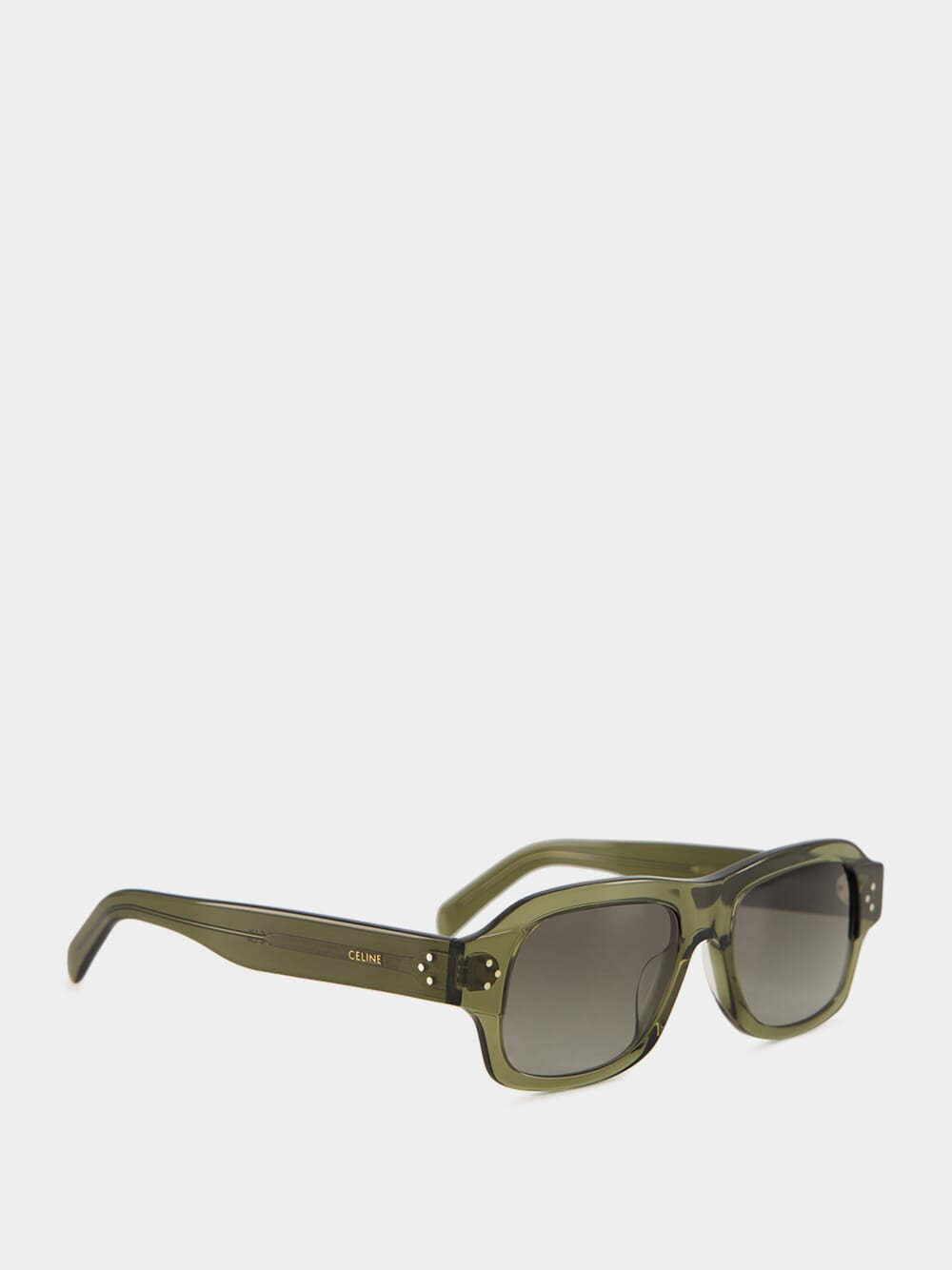 Celine Full Frame Sunglasses In Green