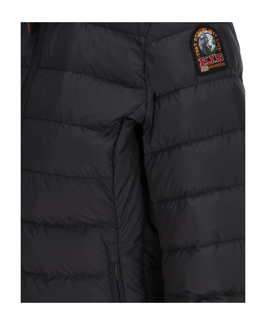 Parajumpers High-necked Quilted Down Jacket In Black