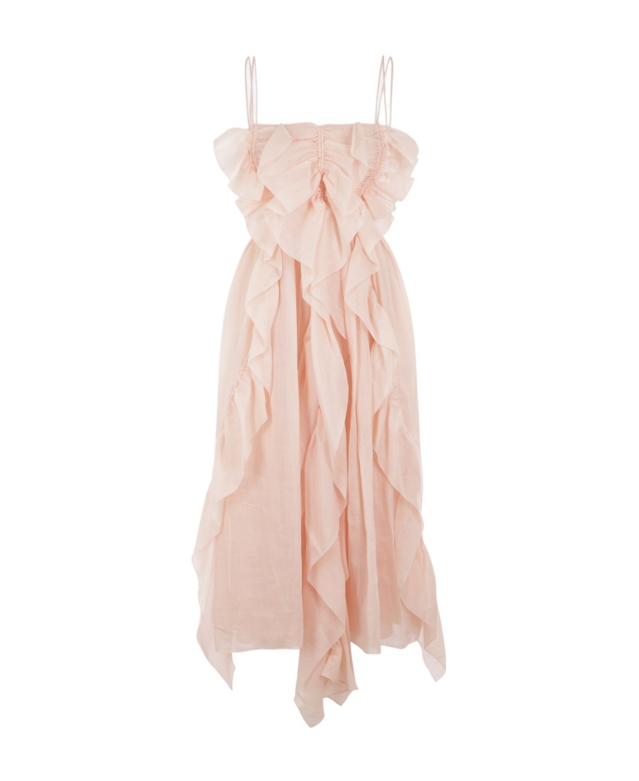 Chloé Ruffled Midi Dress