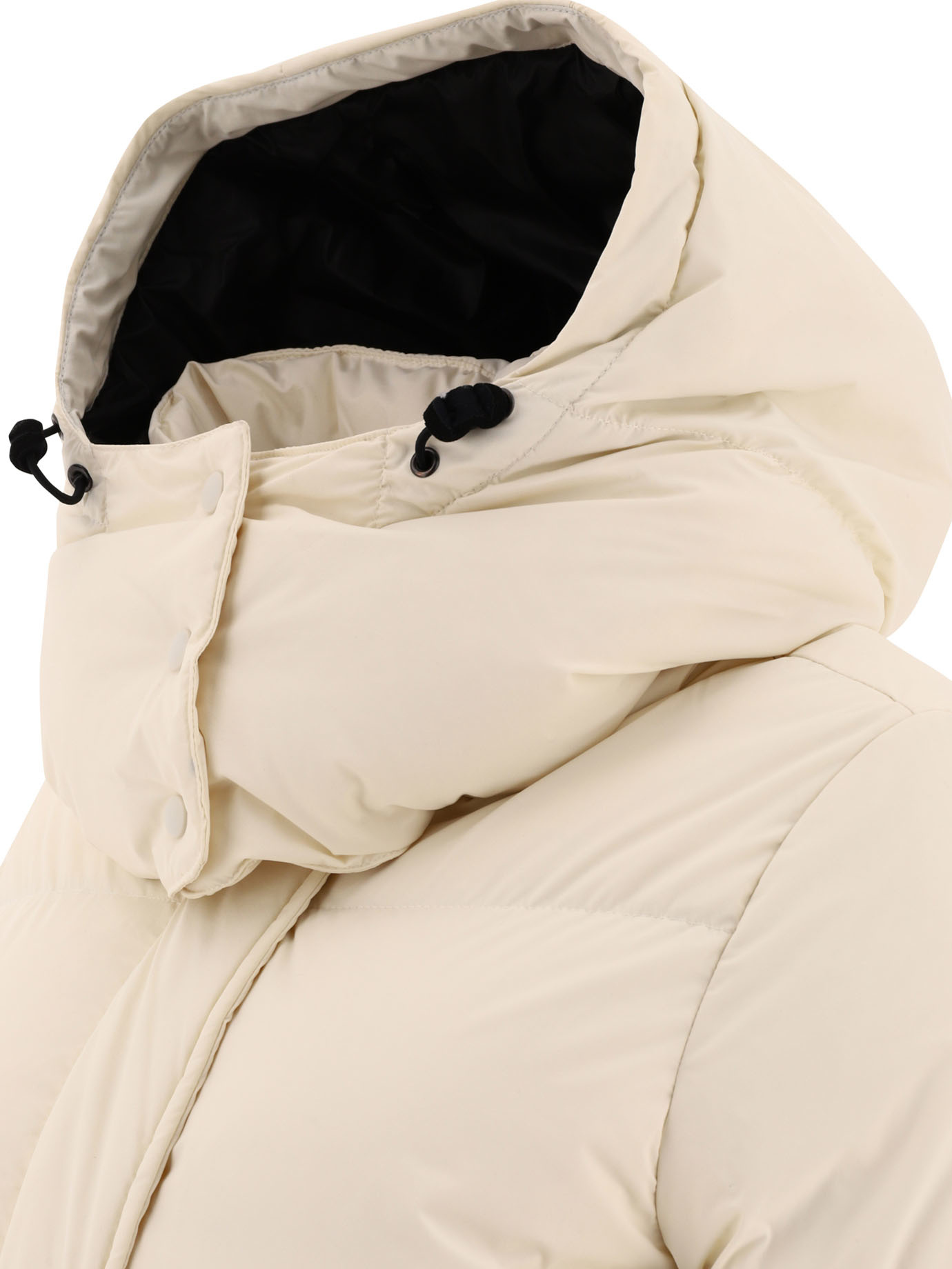 Aspesi Hooded Long-sleeved Down Jacket