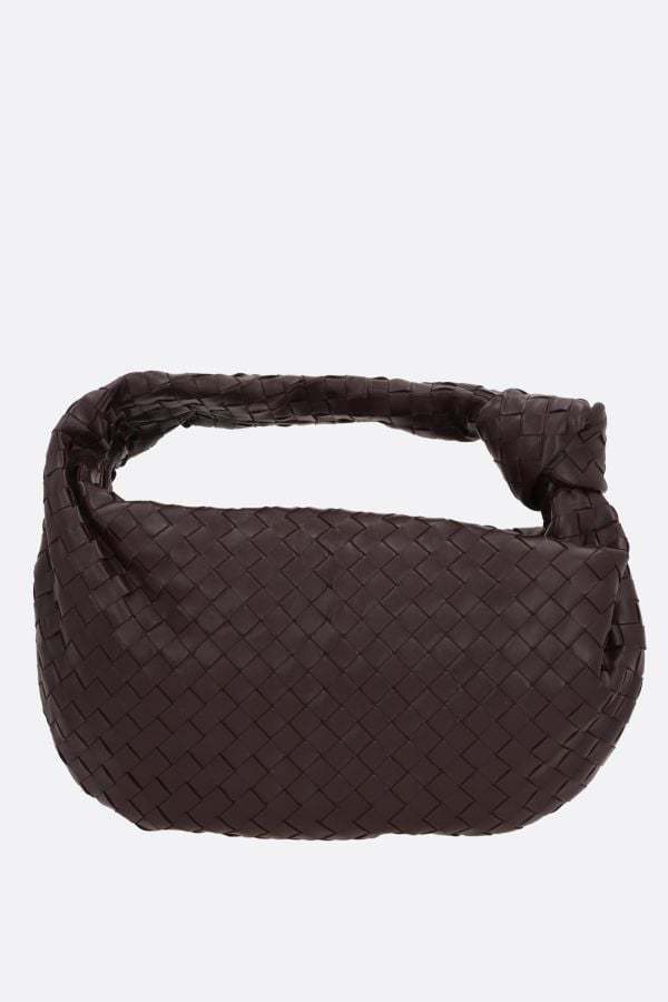 Bottega Veneta Small Jodie Shoulder Bag In Intrecciato Nappa In Burgundy