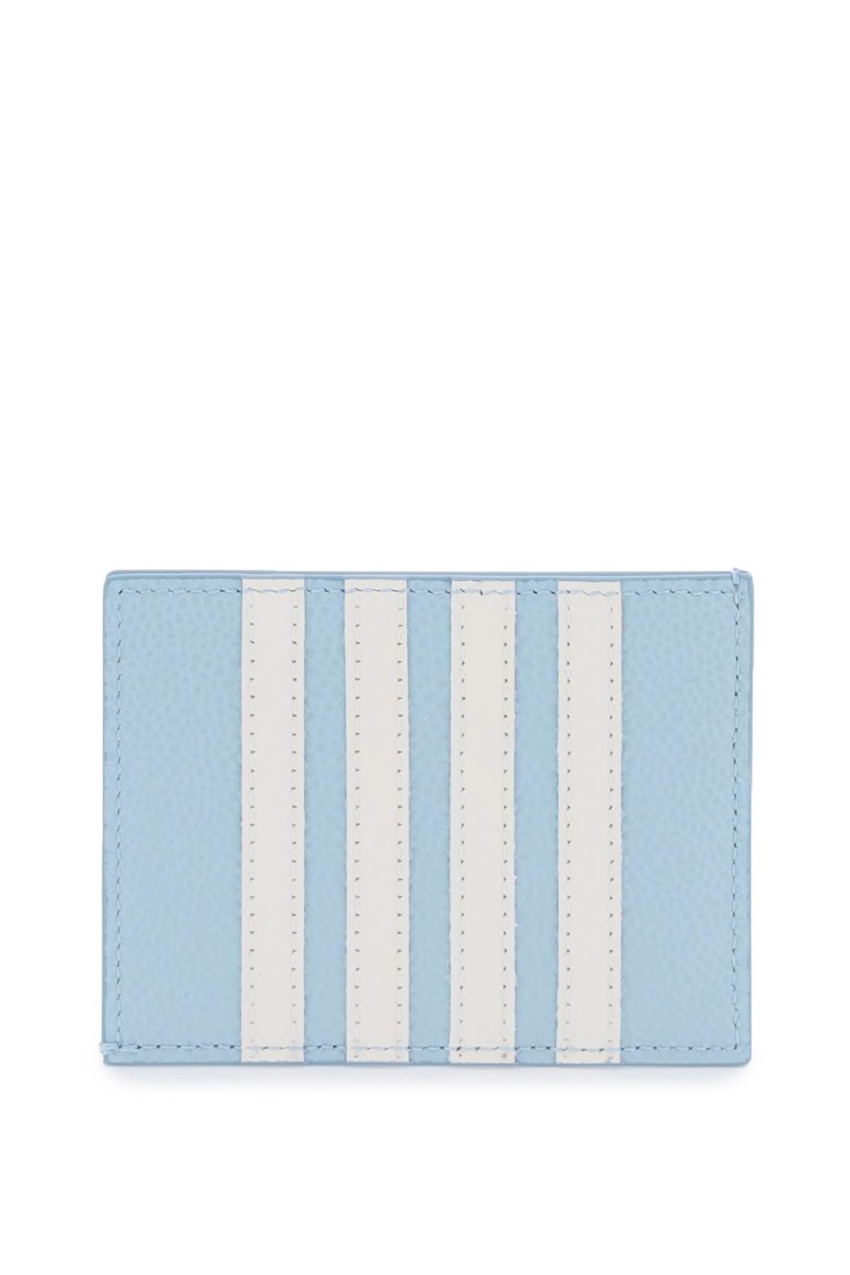 Thom Browne Logo Detailed Card Holder In Blue