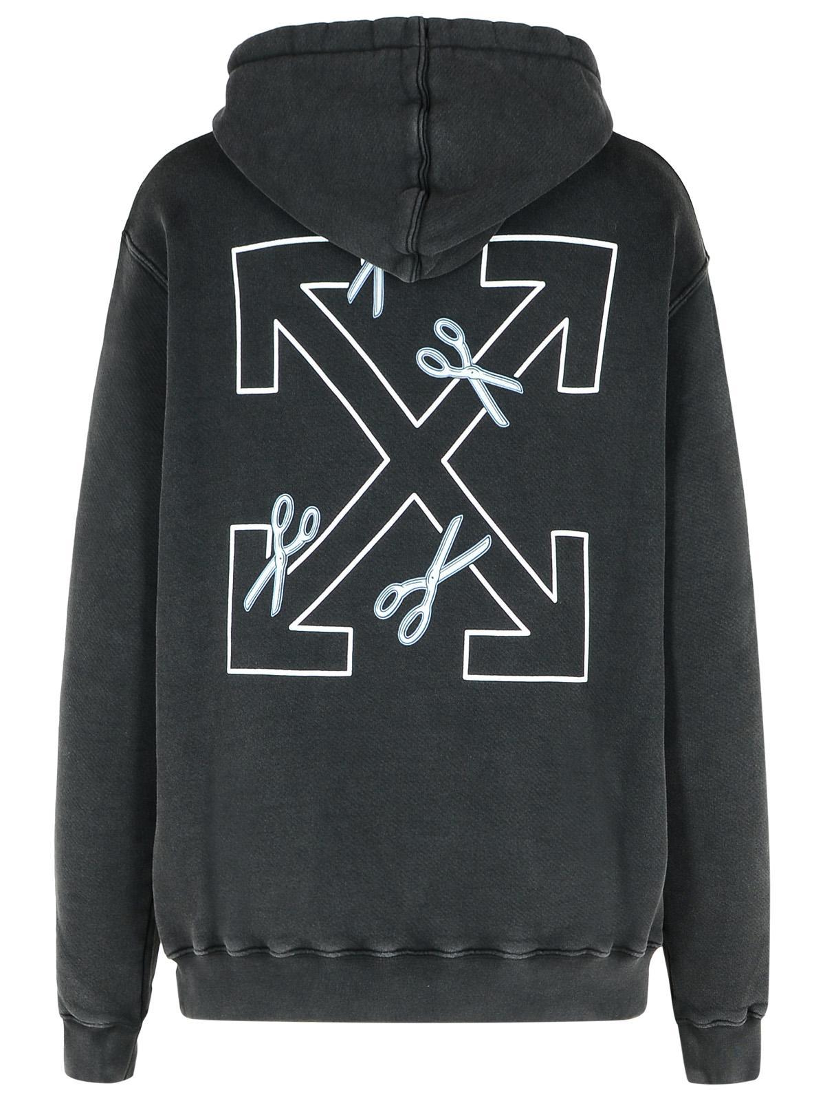 Off-white Long-sleeved Sweater In Black