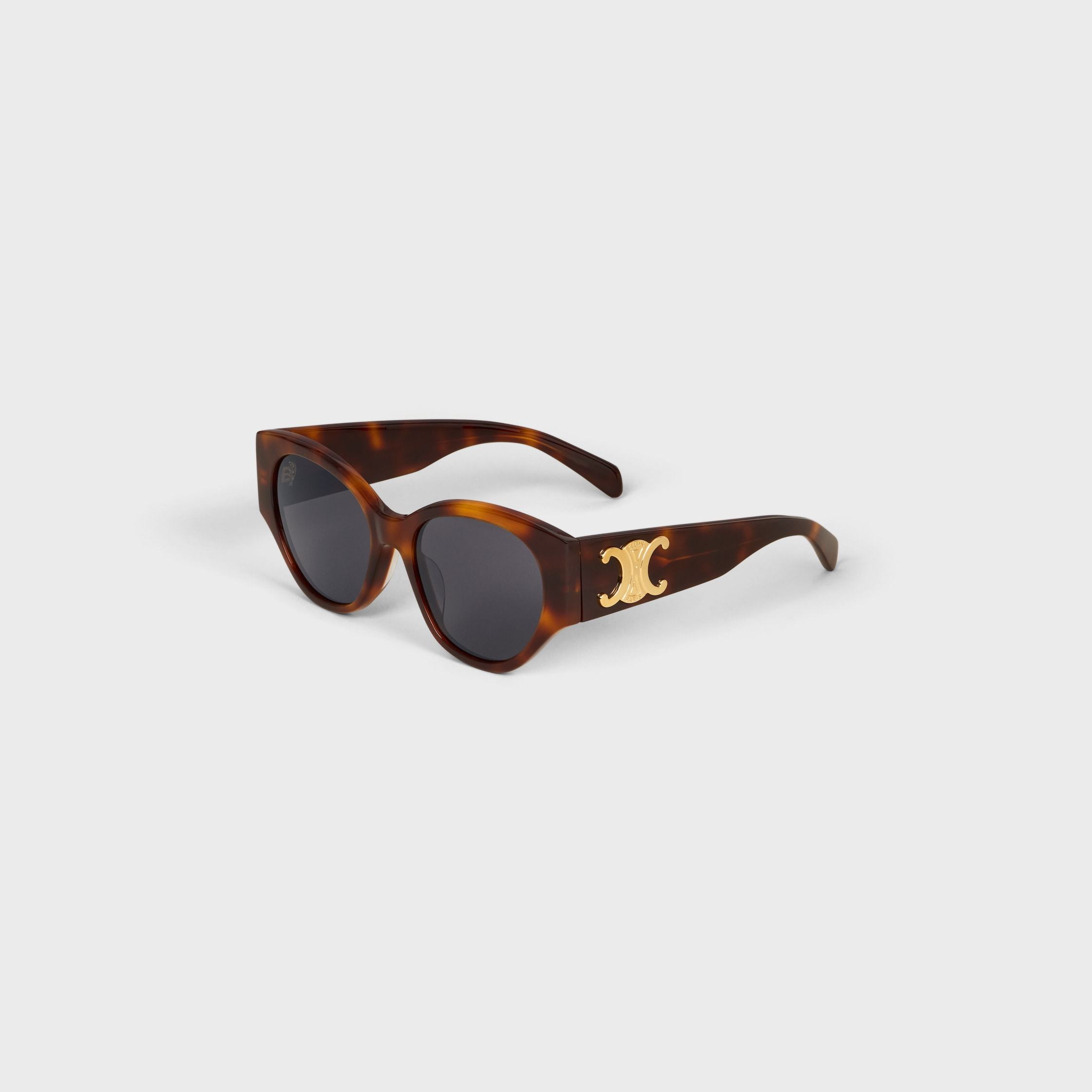 Celine Triomphe Xl 03 Sunglasses In Acetate In Black