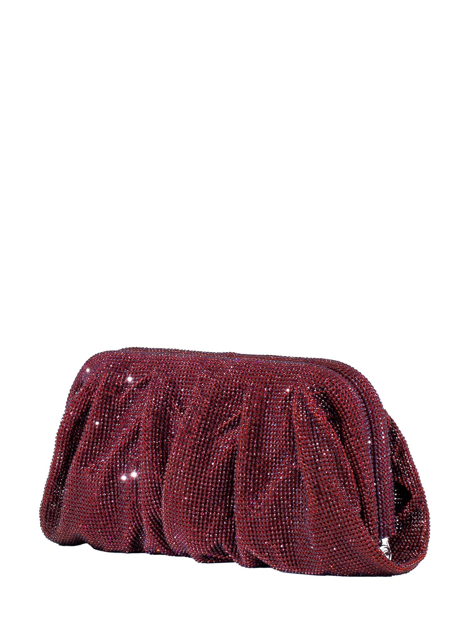 Benedetta Bruzziches Benendetta Bruzziches Venus La Grande Clutch In Burgundy