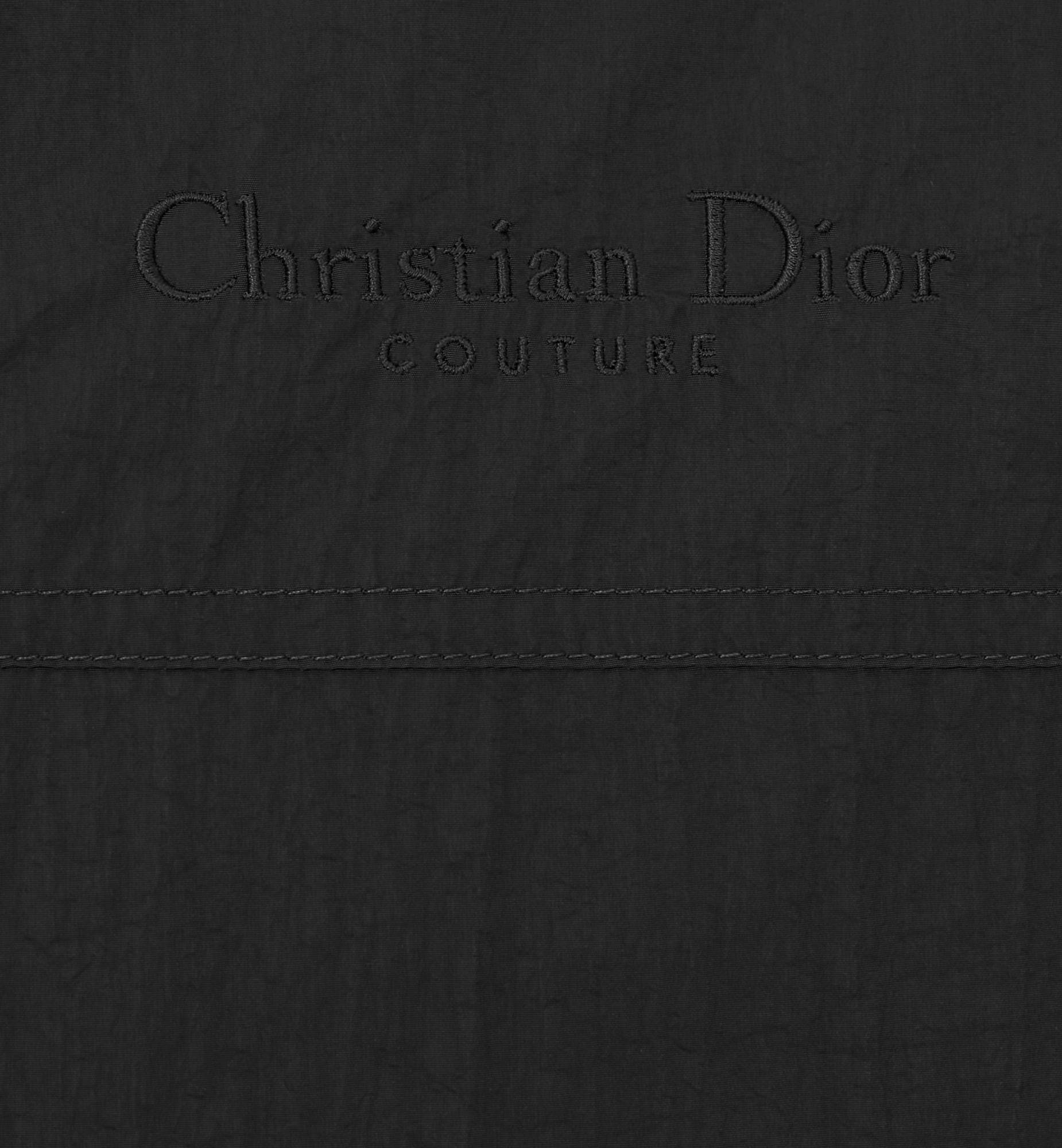 Dior Men Hooded Jacket With Iconic Embroidery In Black
