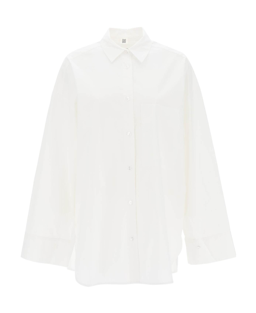 Shop By Malene Birger Derris Shirt In White