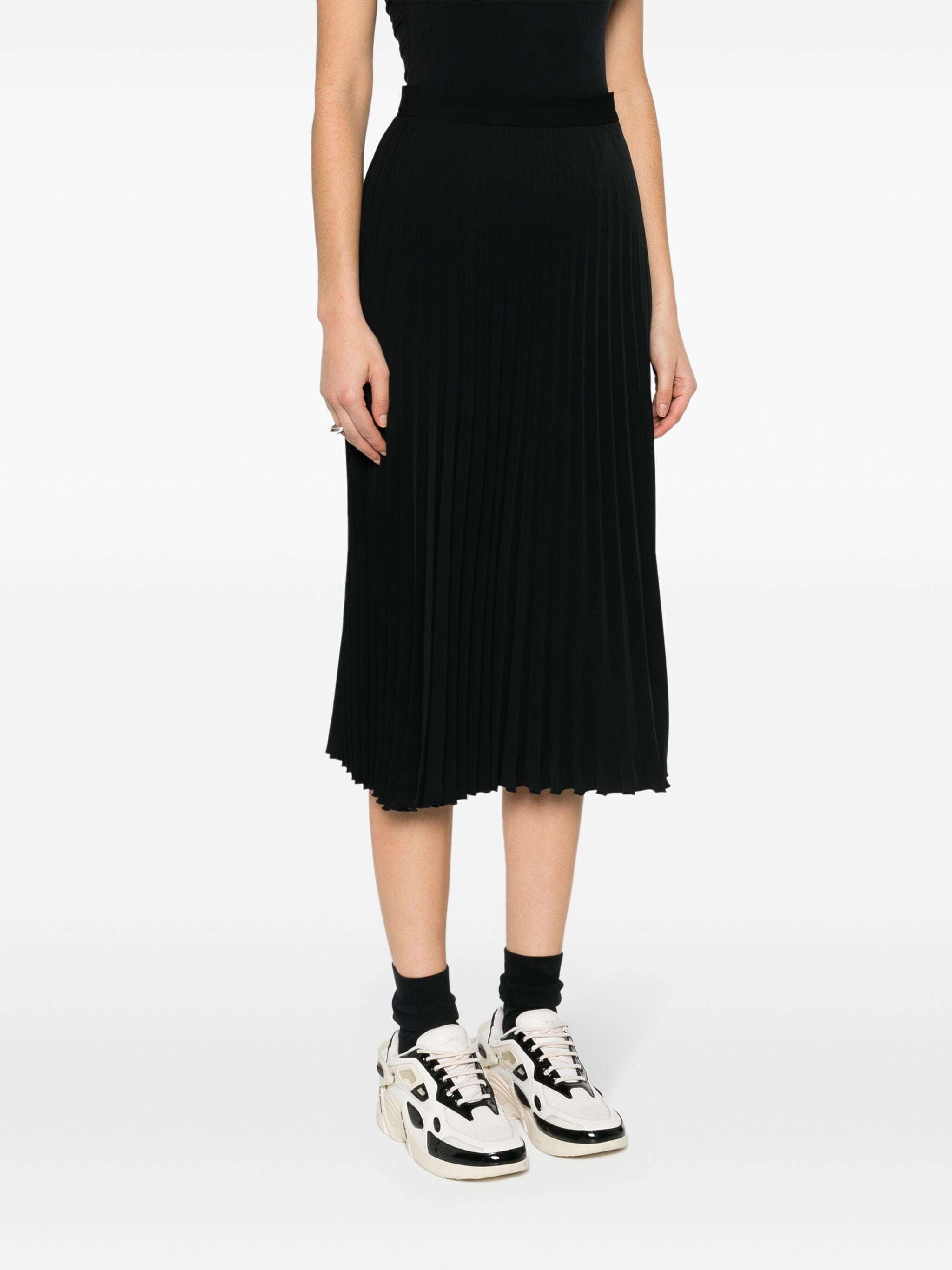 MM6 MAISON MARGIELA PLEATED MIDI SKIRT