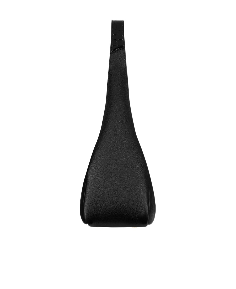 Givenchy Padlock Hobo Leather Bag In Black