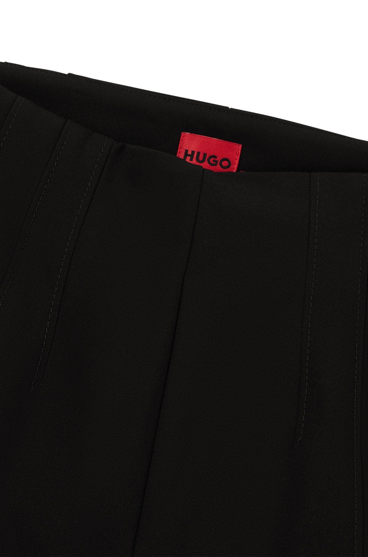 Hugo Boss Flared Leggings In Stretch Jersey In Black