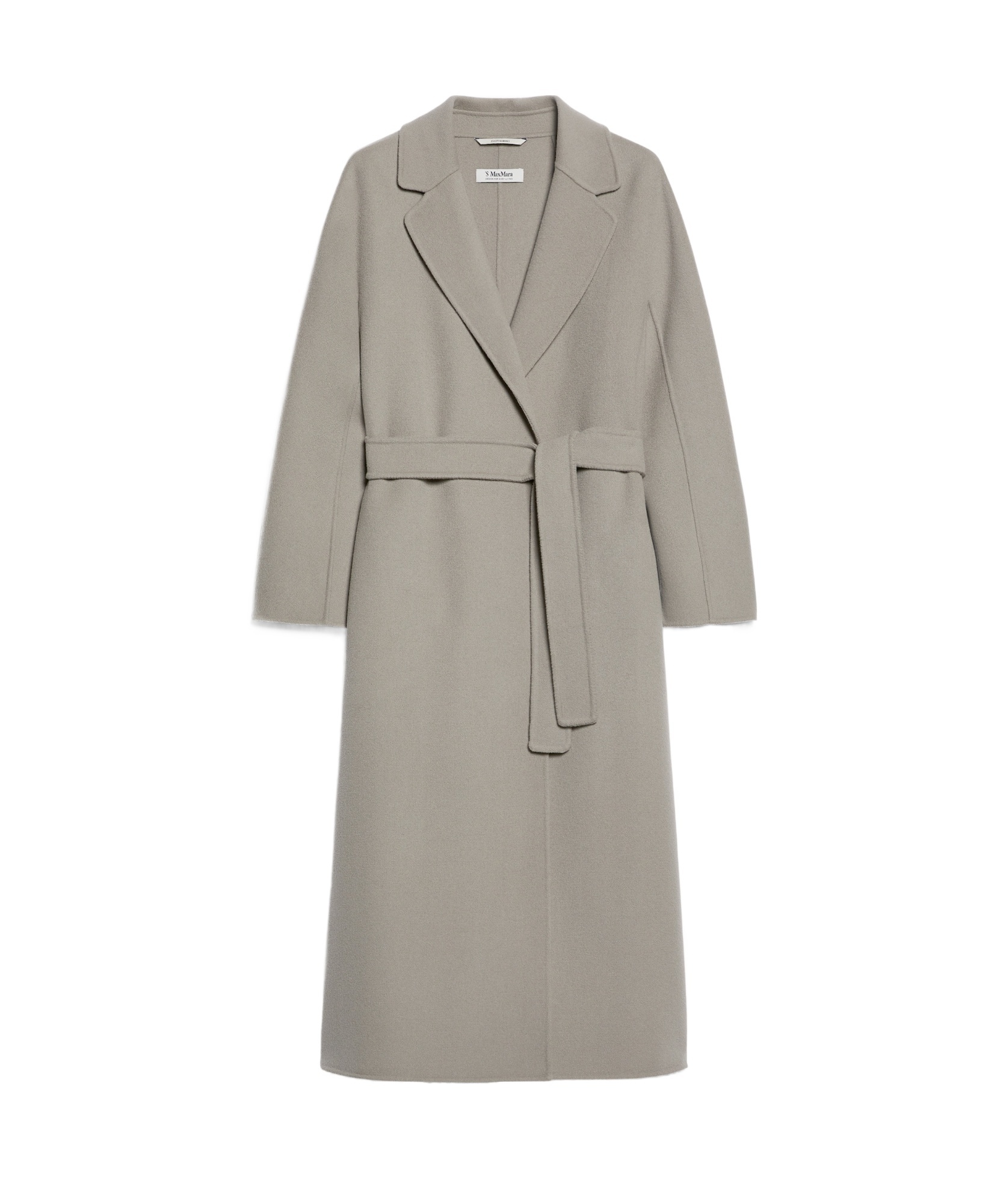 Max Mara Long-sleeved Coat In Gray