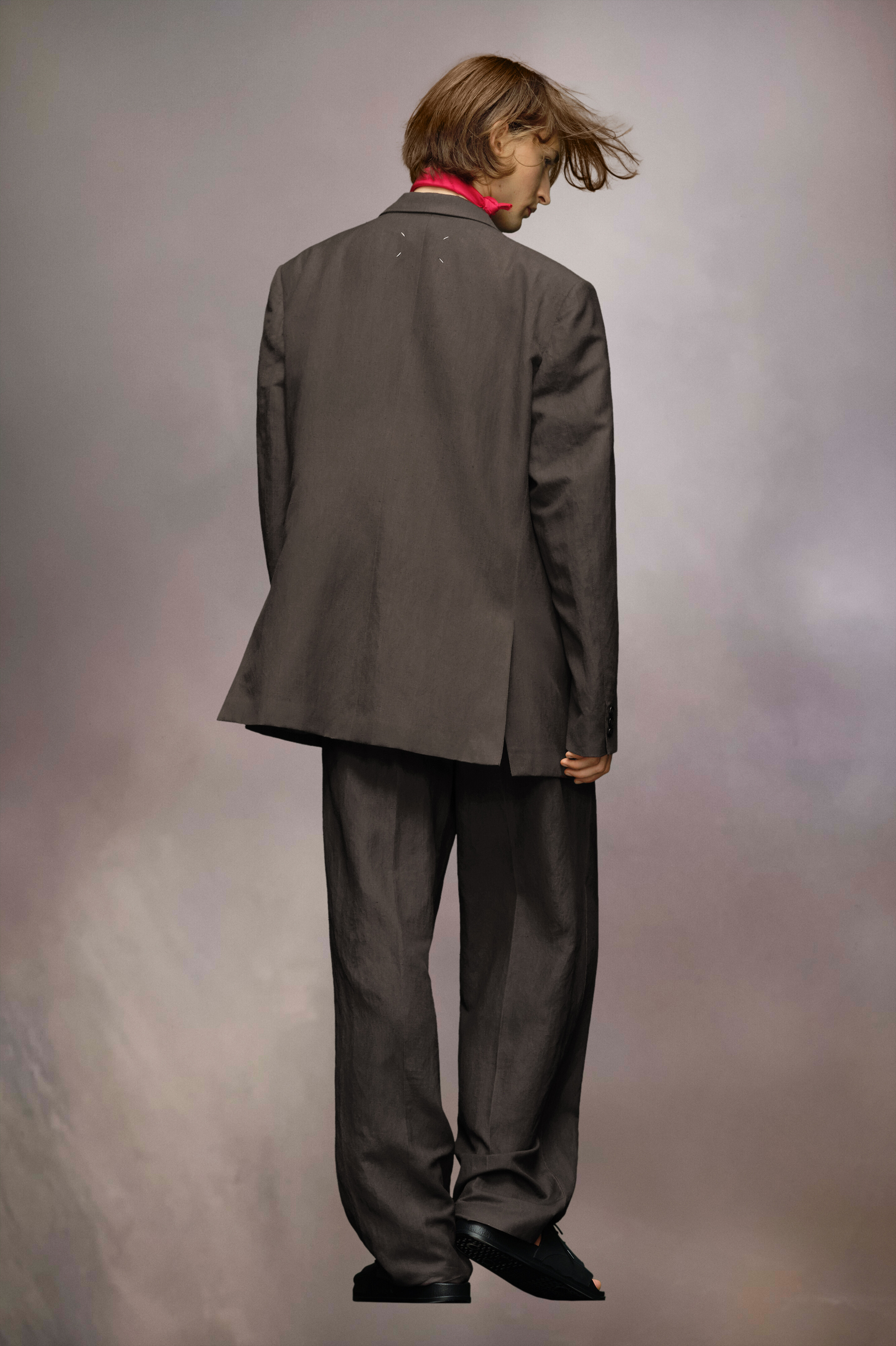 MAISON MARGIELA WOOL LINEN JACKET 