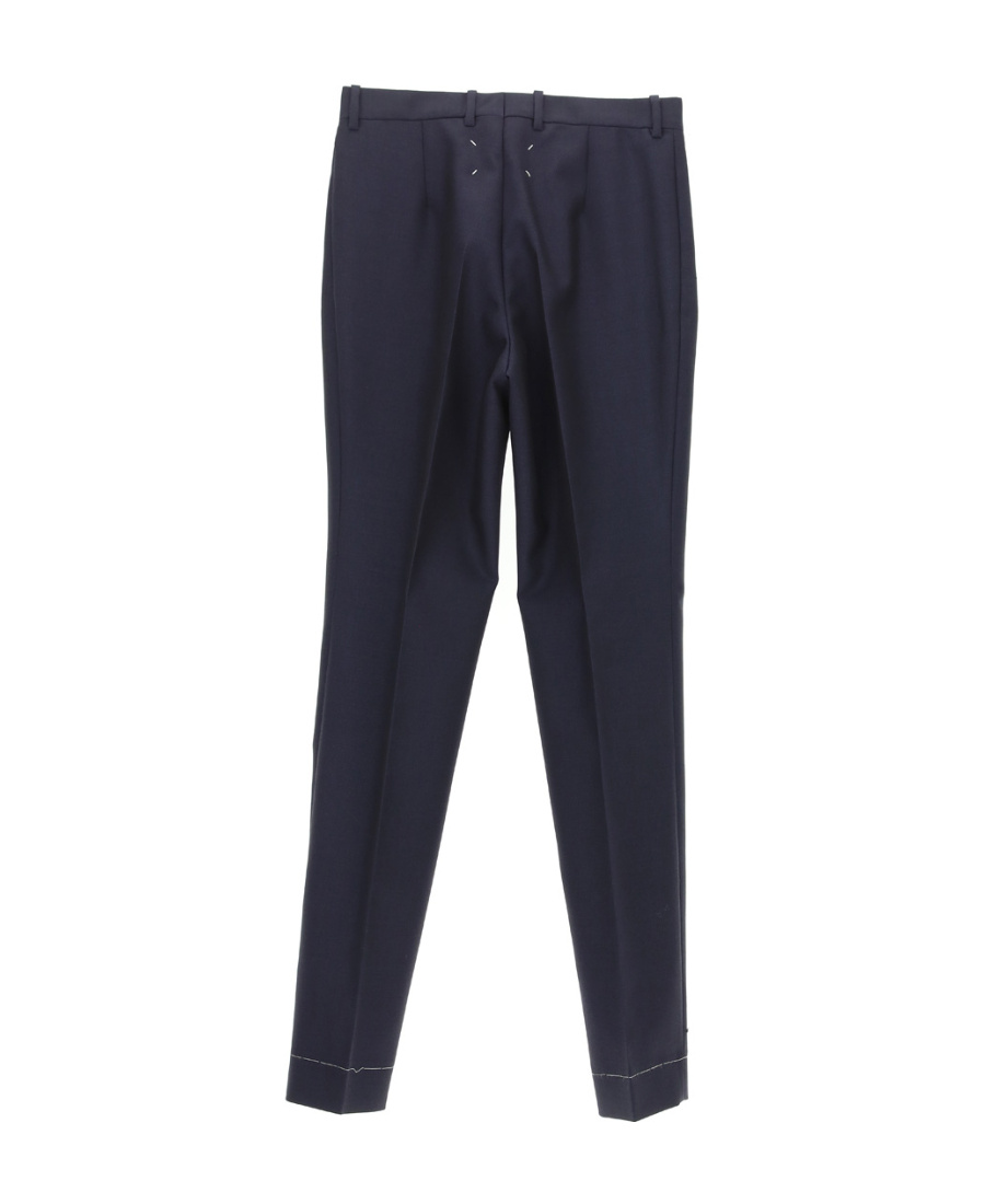 Maison Margiela Straight-leg Tailored Trousers In Black