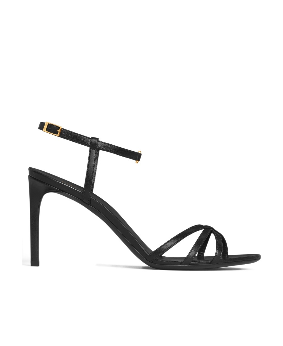 Celine Soir High-heeled Sandals In Black