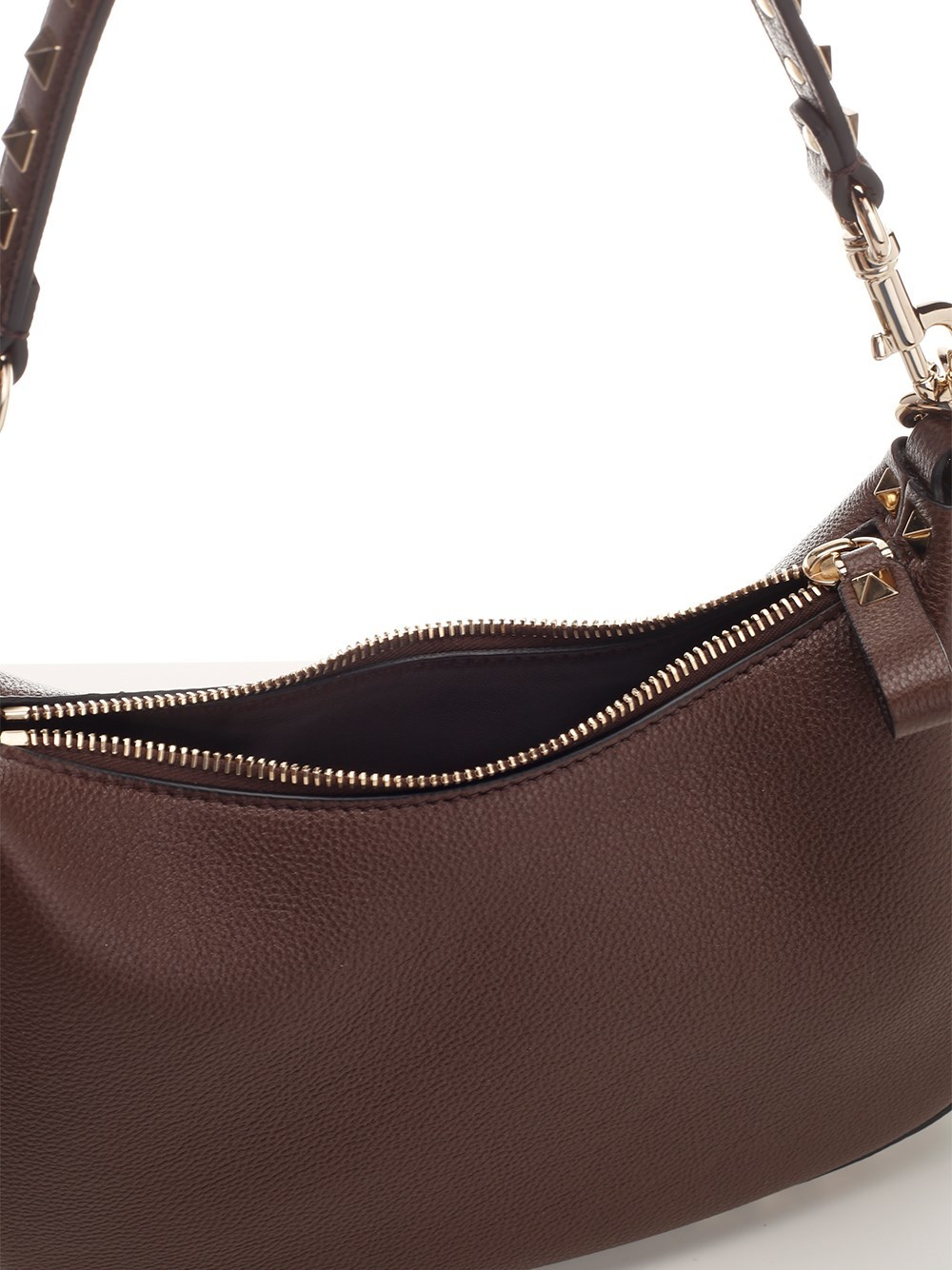 Valentino Small Rockstud Leather Shoulder Bag In Multicolor