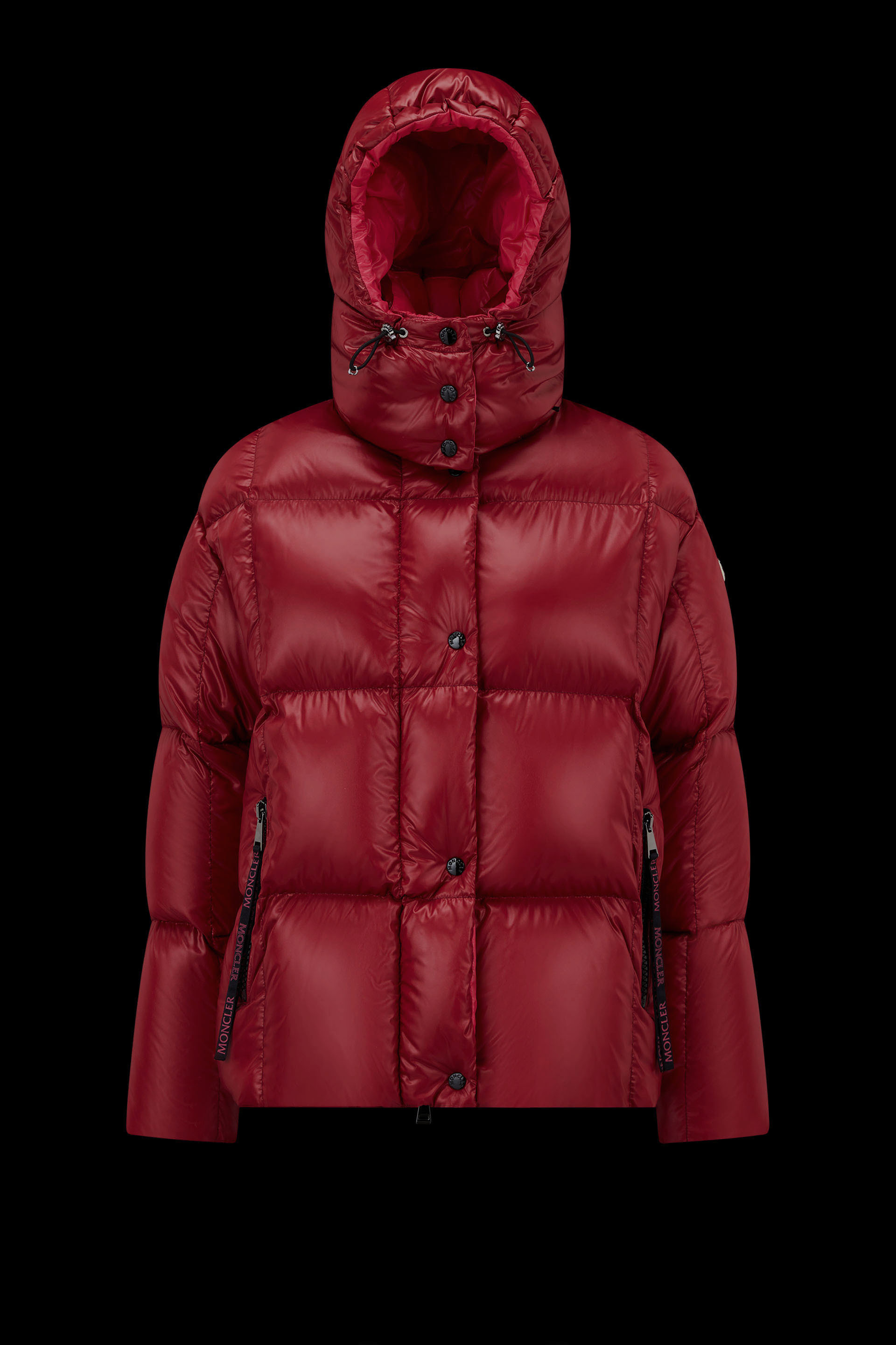 Moncler Doudoune Courte Parana In Red