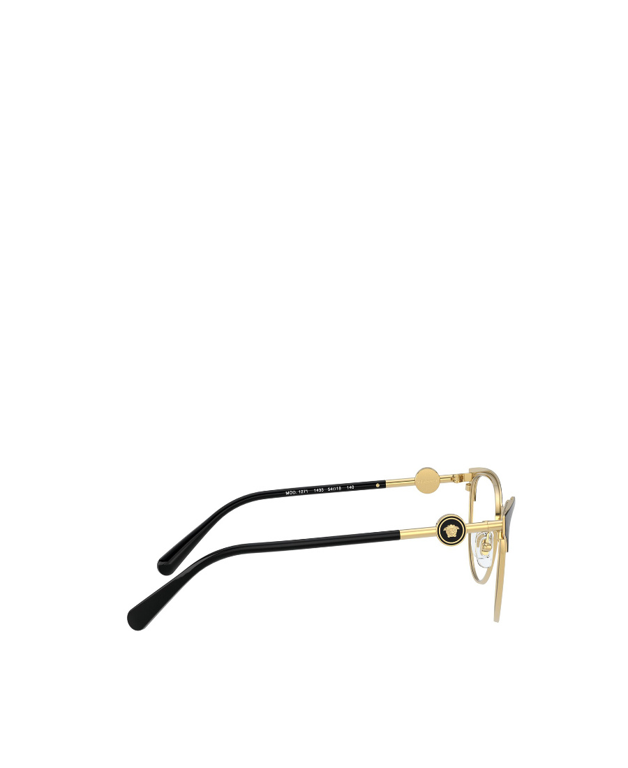Versace Square-frame Glasses In Black