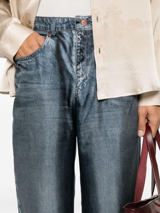 Pierre-louis Mascia Belt Loop Jeans In Blue