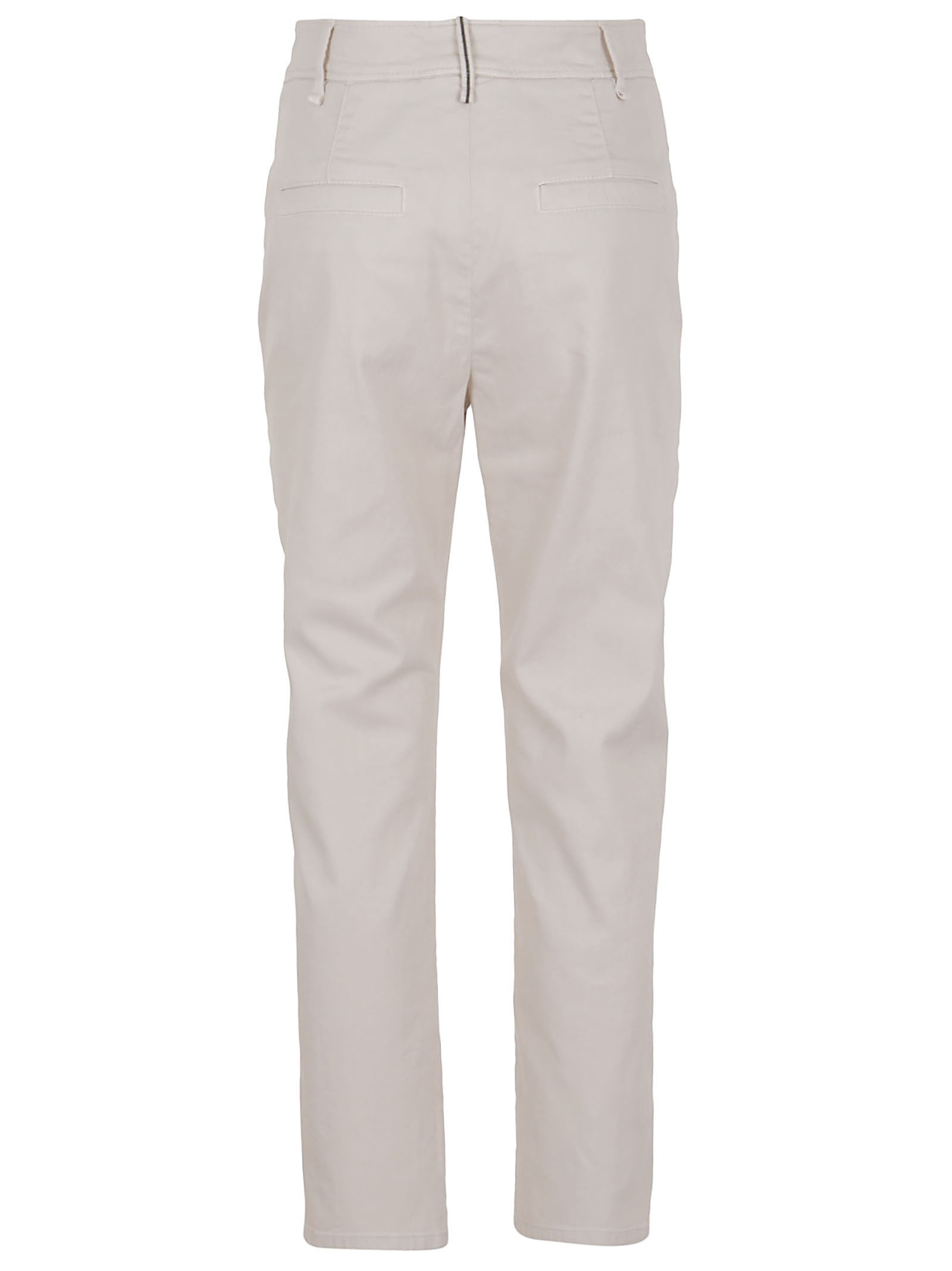 Brunello Cucinelli Straight-leg Trousers In Gray
