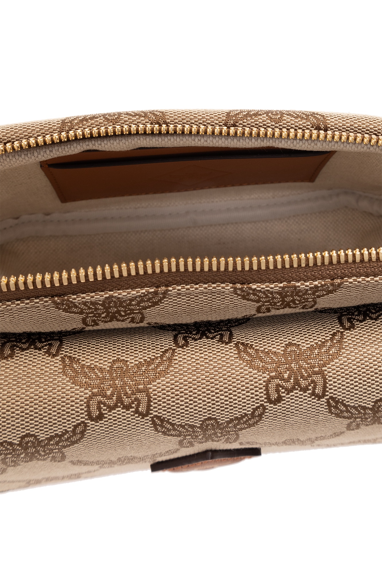 Mcm Emblem Pocket In Brown