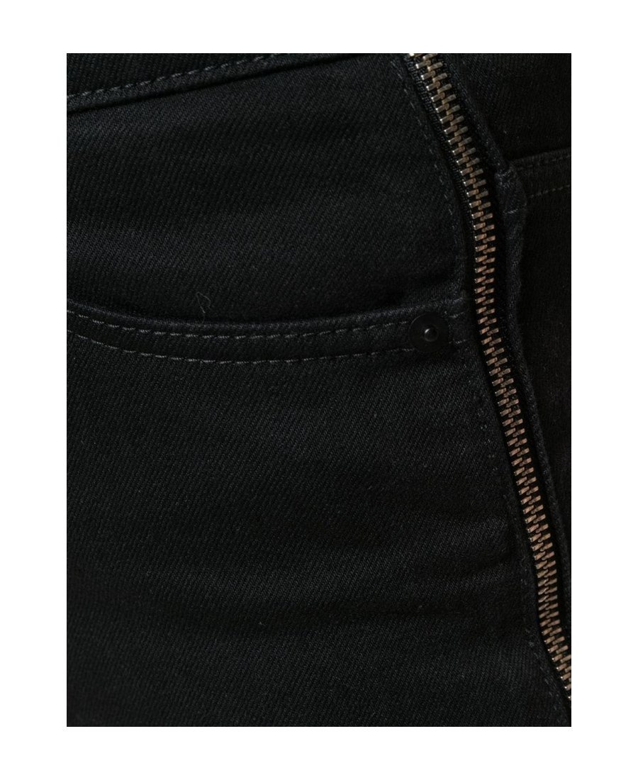 Mcq By Alexander Mcqueen Zippered Detail Skinny Jeans In Black