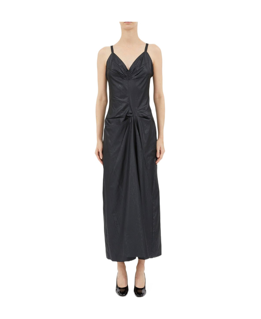 Maison Margiela Synthetic Fibers Dress In Black