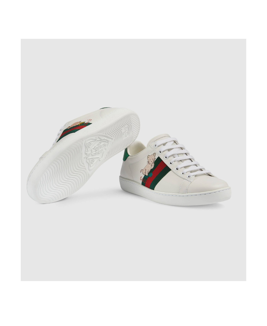 Gucci Ace Low-top Sneakers In Multicolor