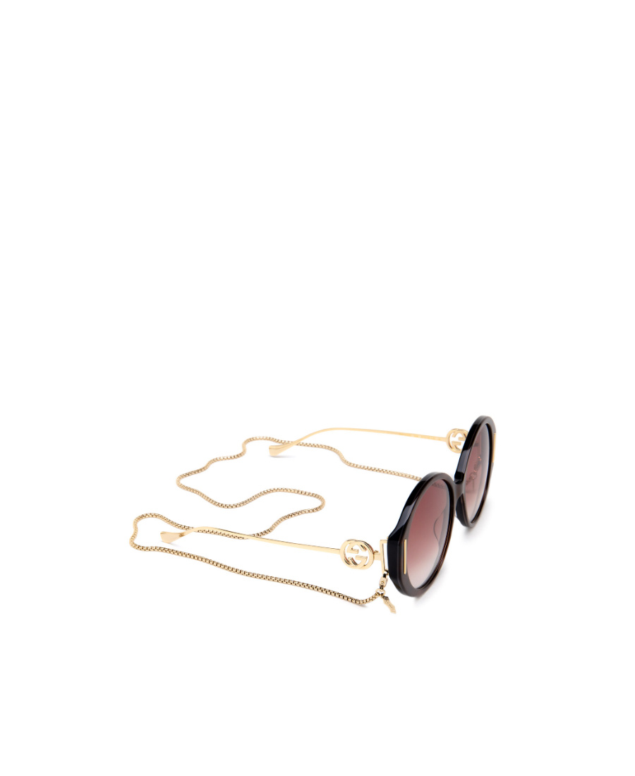GUCCI OVERSIZED ROUND SUNGLASSES