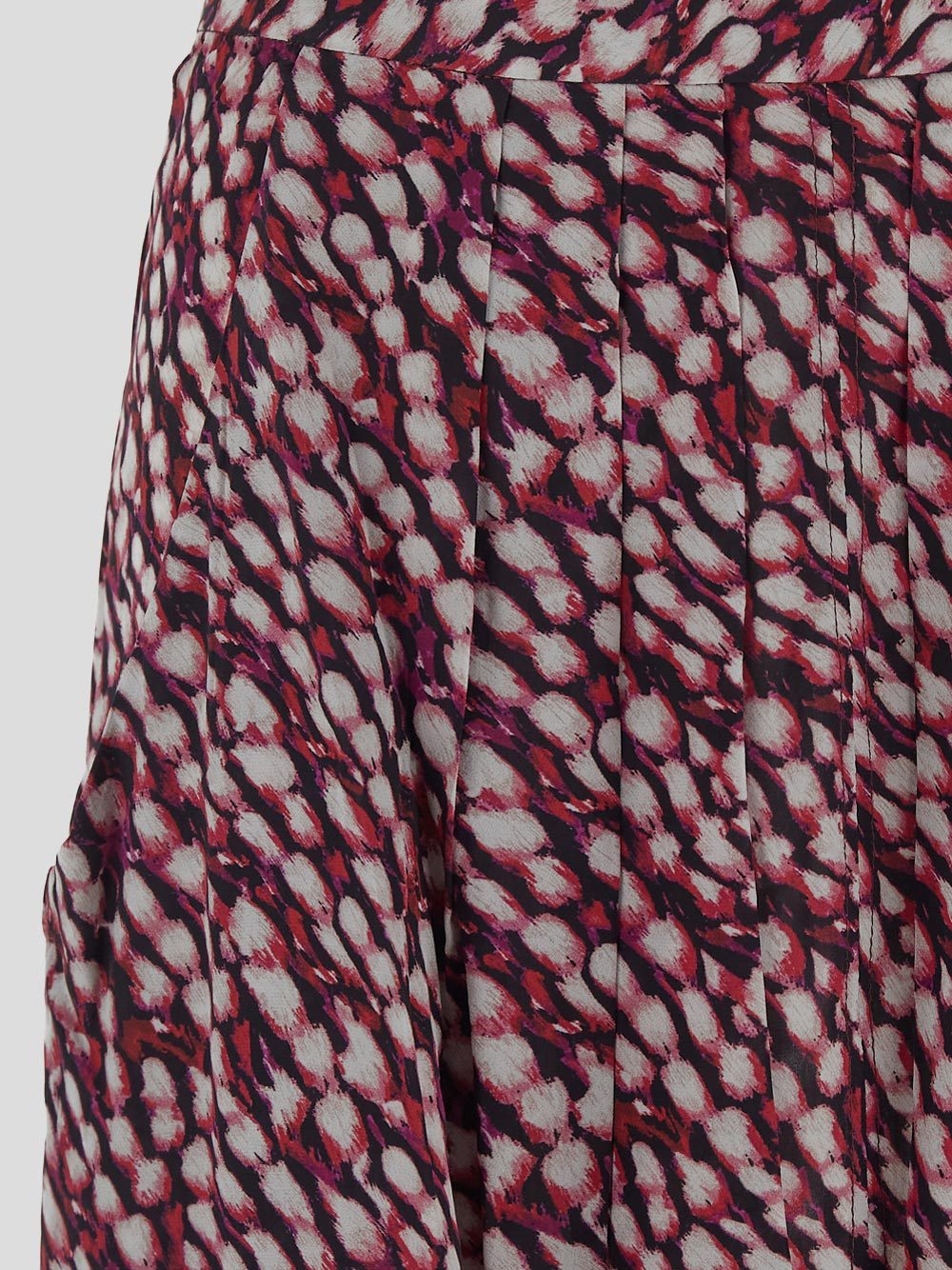 Isabel Marant Étoile Pattern Printed Skirt In Red