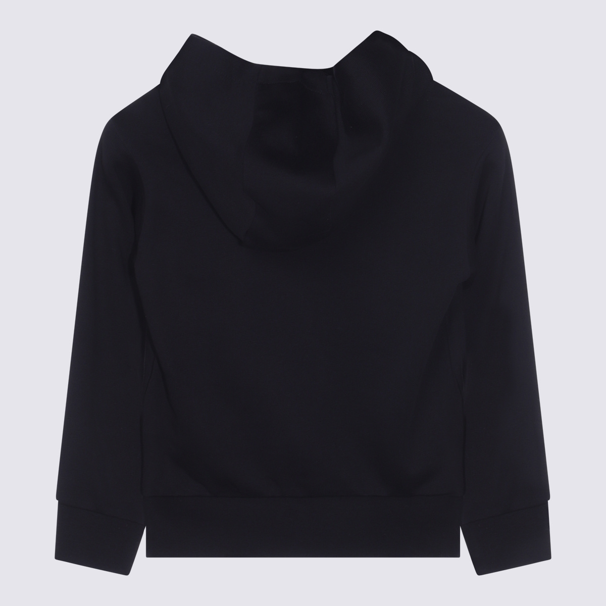Moncler Enfant Logo Patch Hoodie In Black