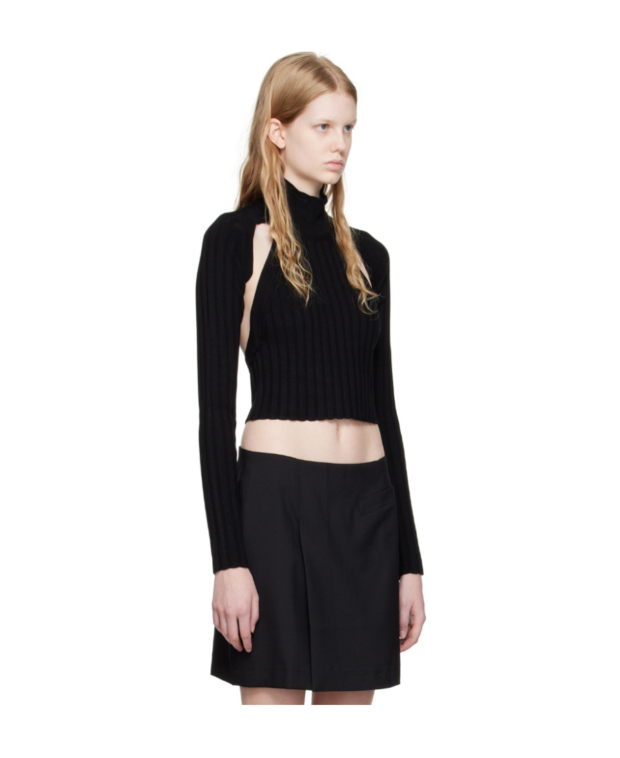 Eytys Black Romy Turtleneck In Black