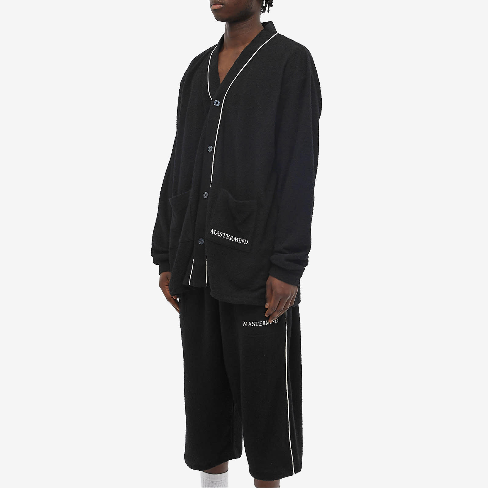 Mastermind Japan Long-sleeved Pajamas And Trousers In Black