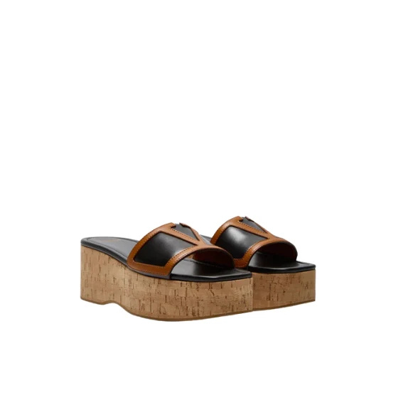 Valentino Vlogo Slippers In Black