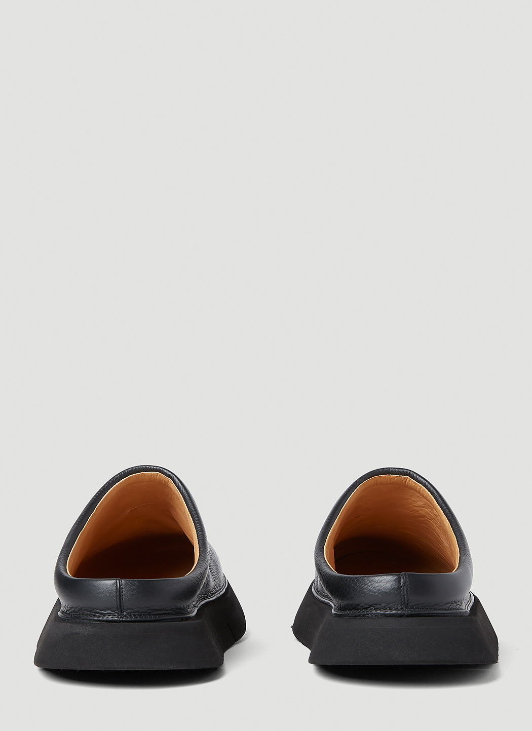 Marsèll Intagliato Round-toe Slippers In Black