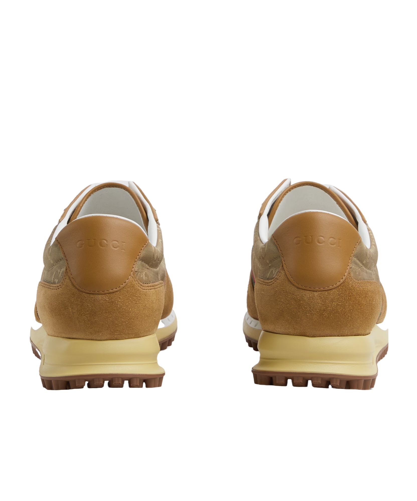 Gucci Men Re-motion Gg Nylon And Suede Sneakers In Multi