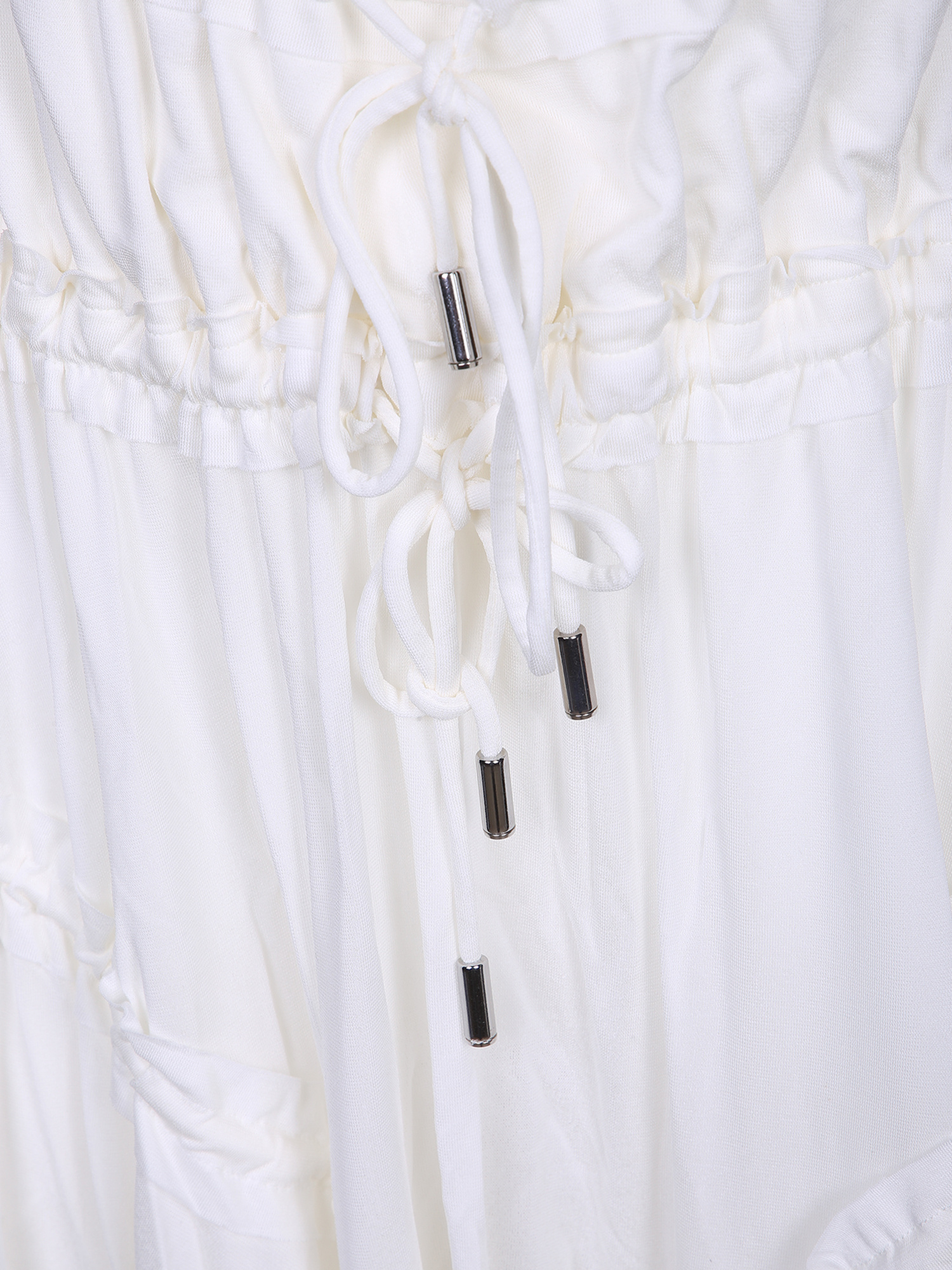 Dsquared2 Open-back Mini Dress In White