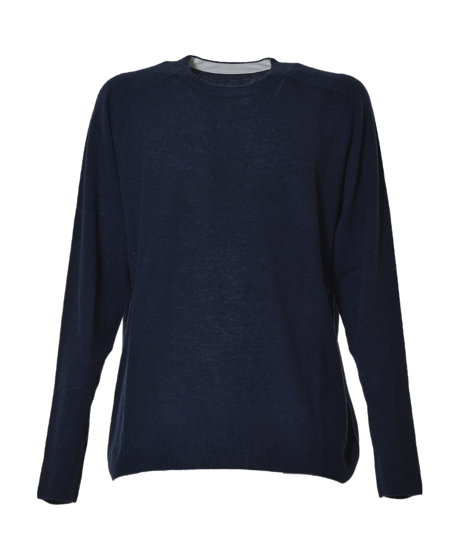 Maison Margiela Wool-blend Crew-neck Jumper In Black