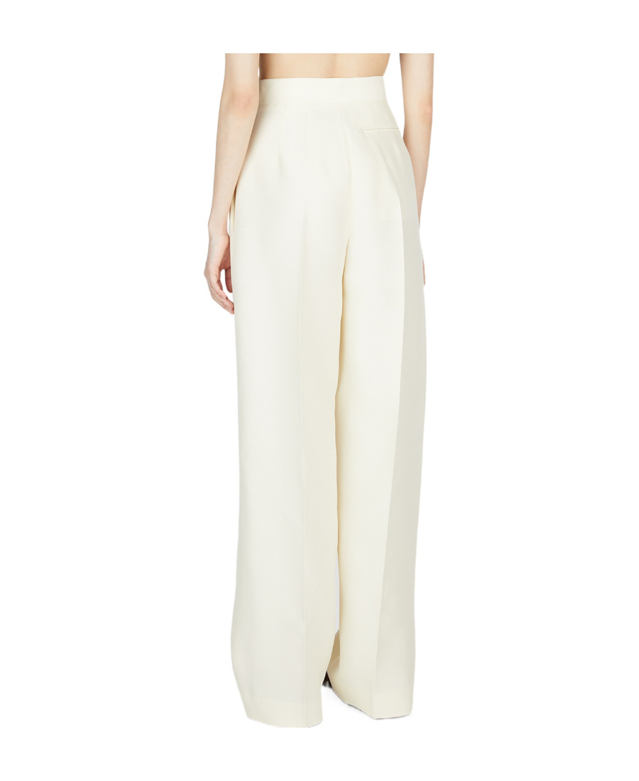 The Row High-waisted Casual Pants In White