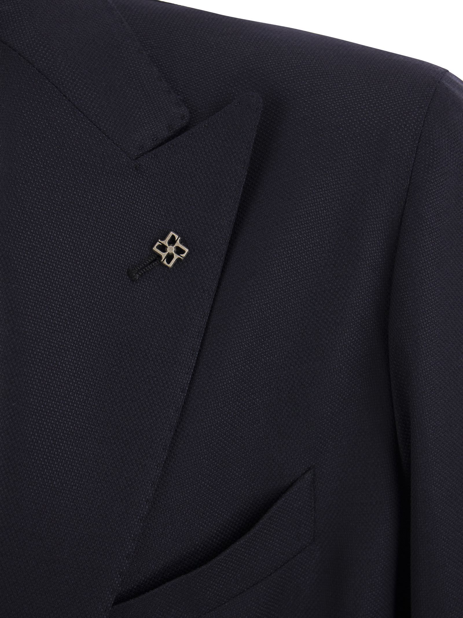 Shop Tagliatore Single-breasted Tailored Blazer In Black